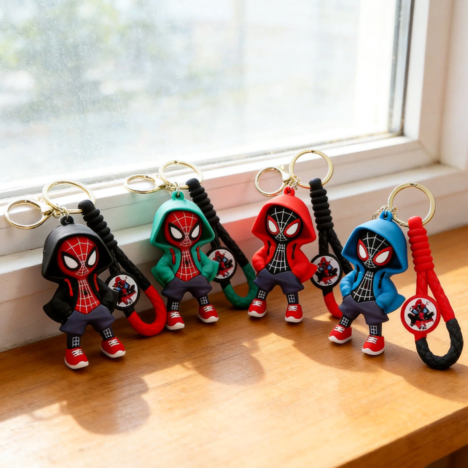 Spider-Man Silicone Keychain & Bag Charm