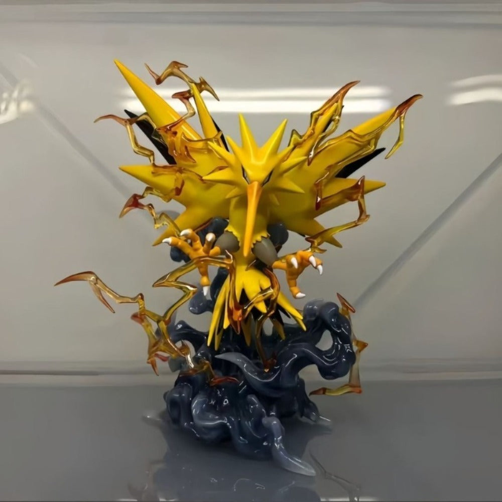 15.5cm Zapdos Anime Action Figure – Legendary Electric Bird PVC Desktop Model Toy