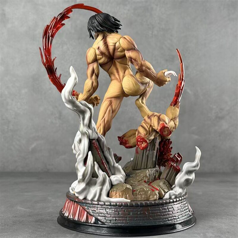 Attack on Titan Eren Jaeger Combat Form Action Figure – Attack Titan PVC Desktop & PC Case Model