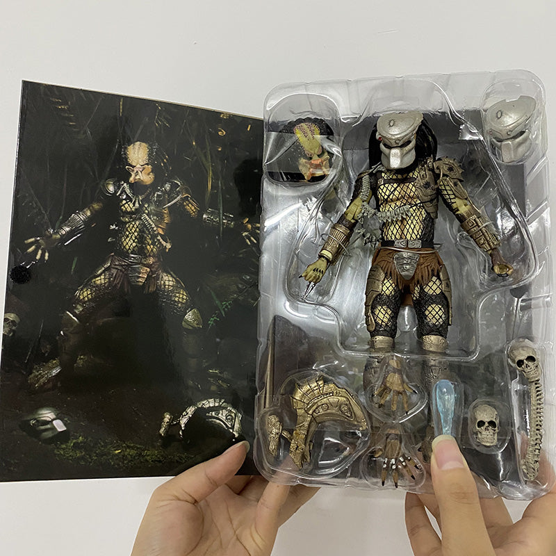 Jungle Hunter Predator Action Figure – Joint Movable Sci-Fi Alien PVC Collectible Model
