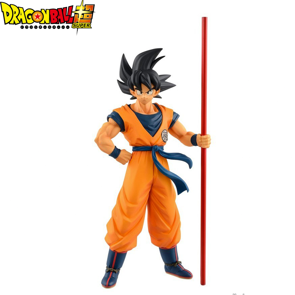 Son Goku Super Saiyan Action Figure golden hair detail closeup
