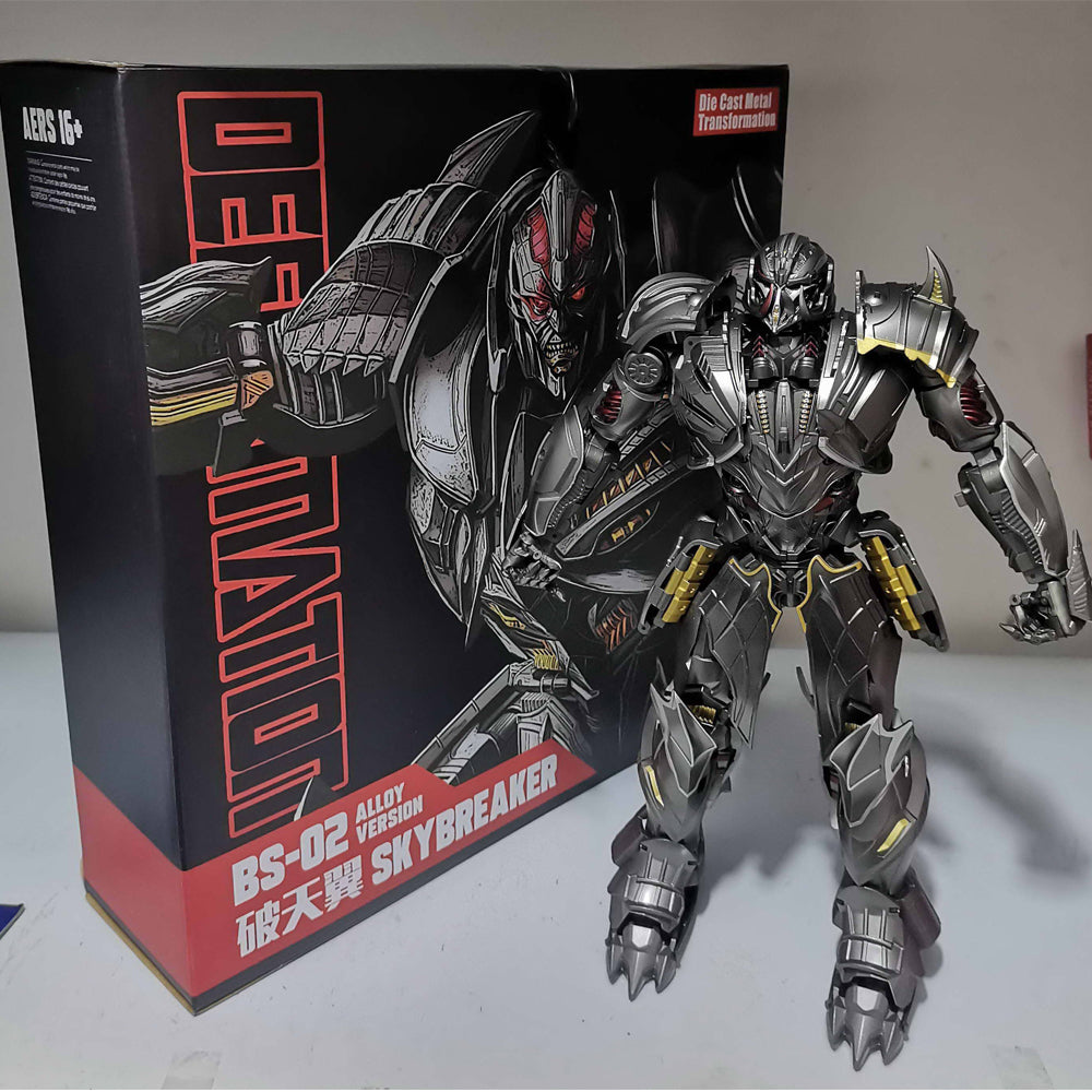 BMB Mgtron BS-02 Sky Breaker Transformation Robot Figure – BS02 Alien Jet Deformation Model