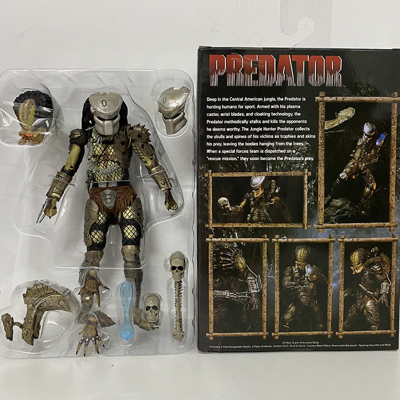 Jungle Hunter Predator Action Figure – Joint Movable Sci-Fi Alien PVC Collectible Model