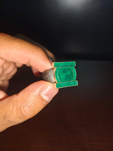 DC Comics John Stewart Green Lantern Metal Cosplay Ring – Men's Jewelry Accessory