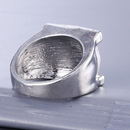 Fashion Superhero Green Lantern Ring for men display