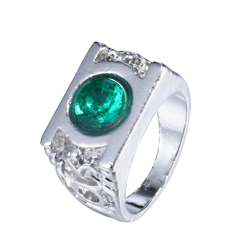 Fashion Jewelry Charm Green Lantern Ring DC Comics display