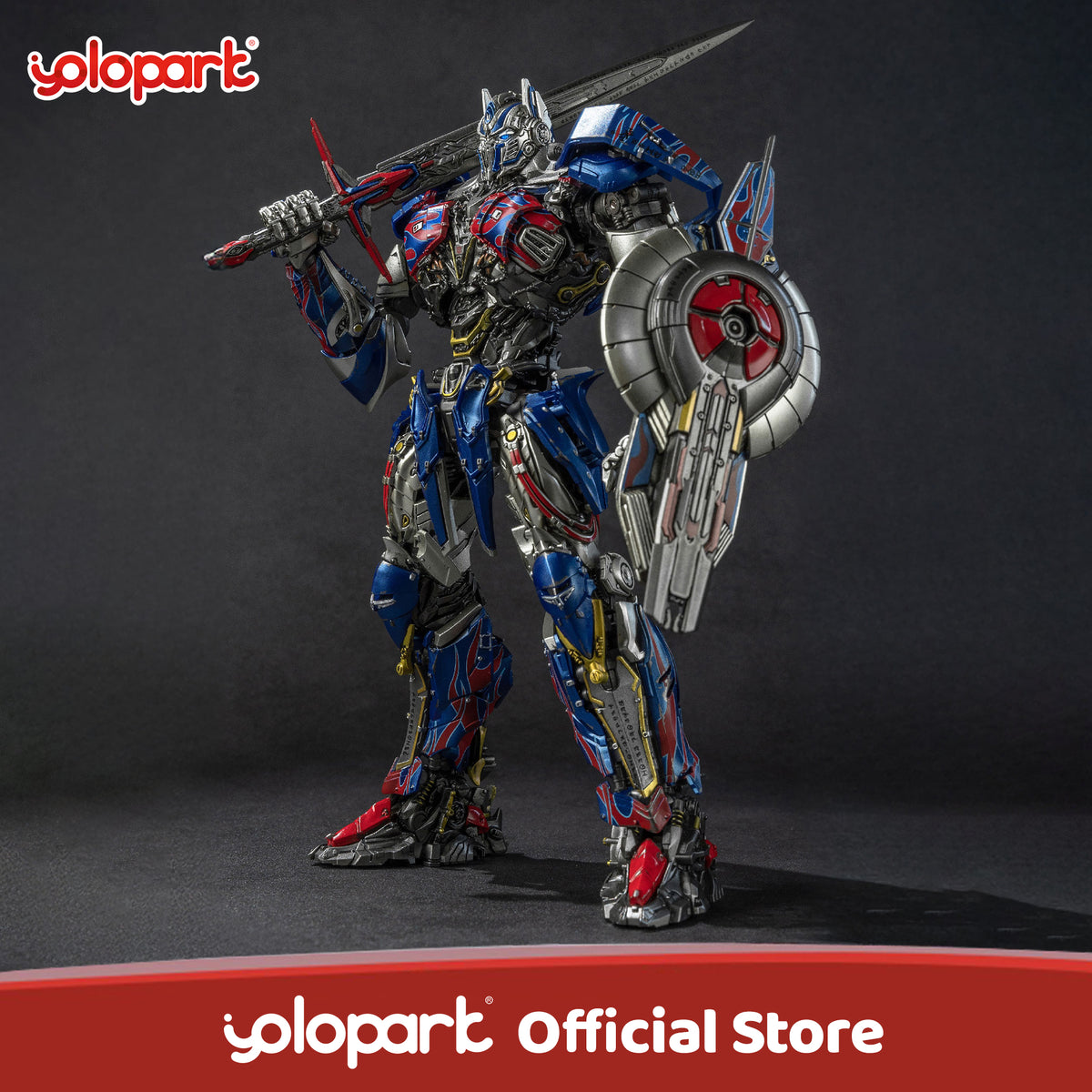 YOLOPARK Transformers: The Last Knight AMK PRO Series Optimus Prime 20cm Model Kit Action Figure