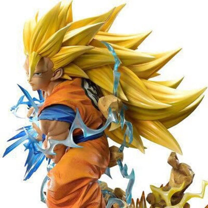 25cm Dragon Ball Super Saiyan Son Goku Statue – Large Anime Collectible Figure Model &amp; Desktop Ornament