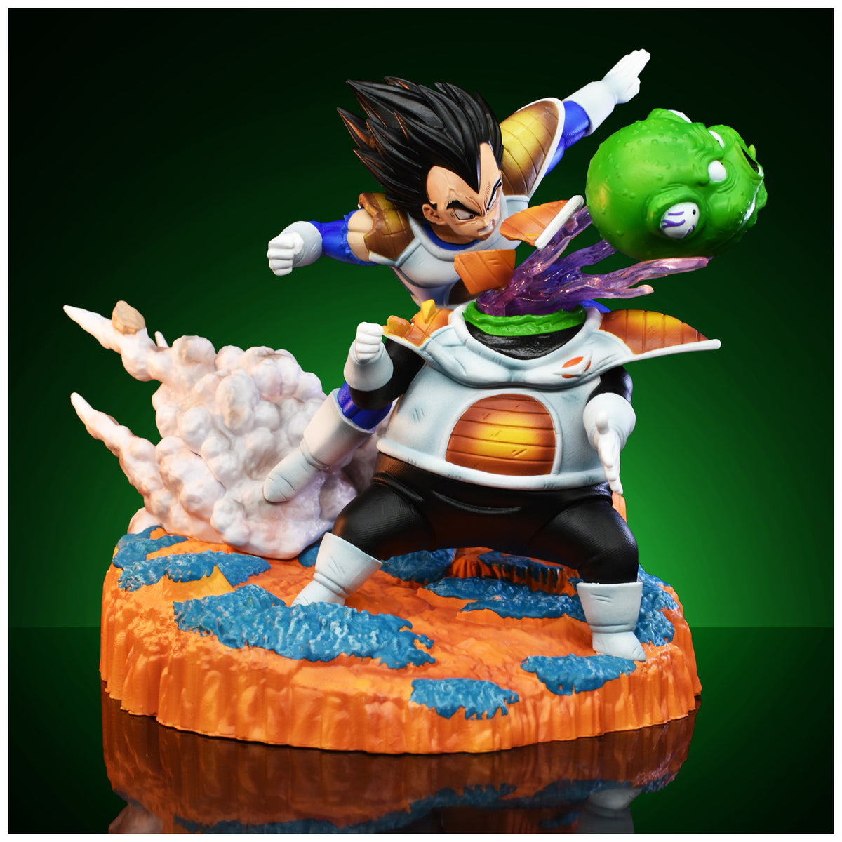 21cm Dragon Ball Z Vegeta vs Guldo Figure – Ginyu Force Arc PVC Statue Model