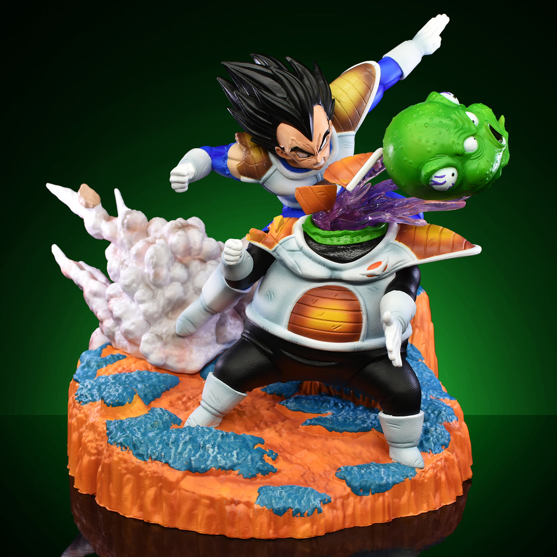 21cm Dragon Ball Z Vegeta vs Guldo Figure – Ginyu Force Arc PVC Statue Model