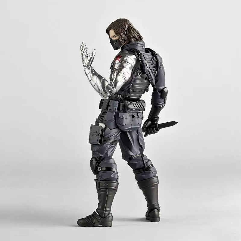 Amazing Yamaguchi Winter Soldier (Bucky Barnes) Action Figure – Revoltech Style Movable Model