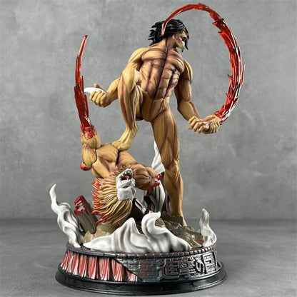 Attack on Titan Eren Jaeger Combat Form Action Figure – Attack Titan PVC Desktop &amp; PC Case Model