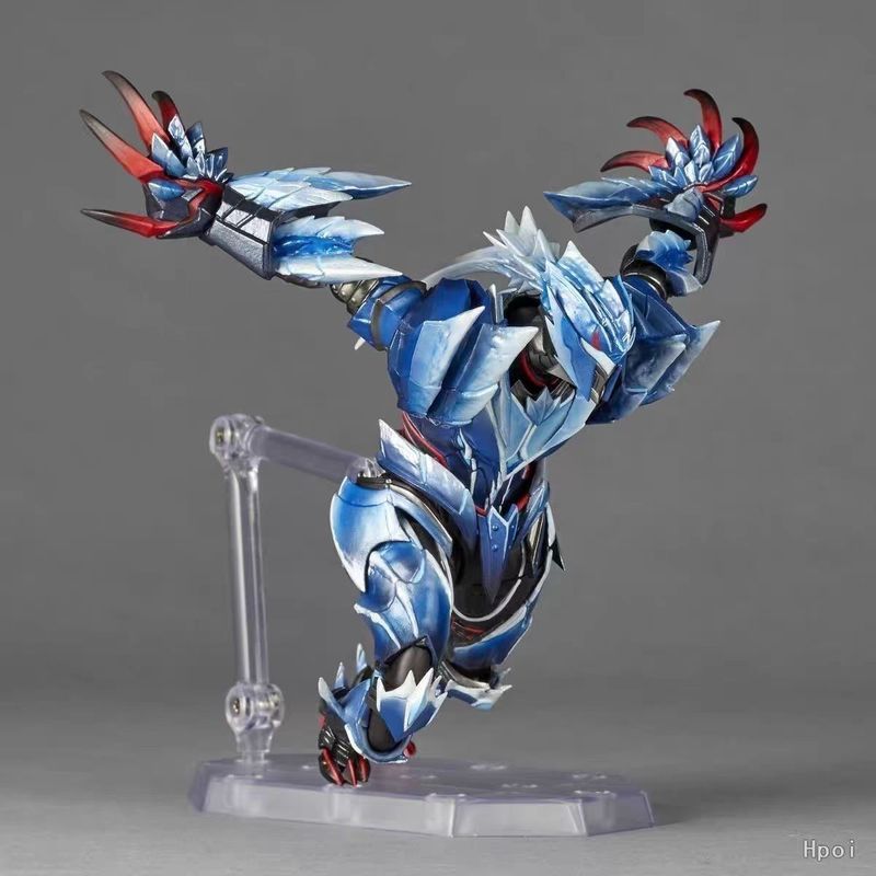Kaiyodo Revoltech Amazing Yamaguchi Lunagaron Figure Set – collector display