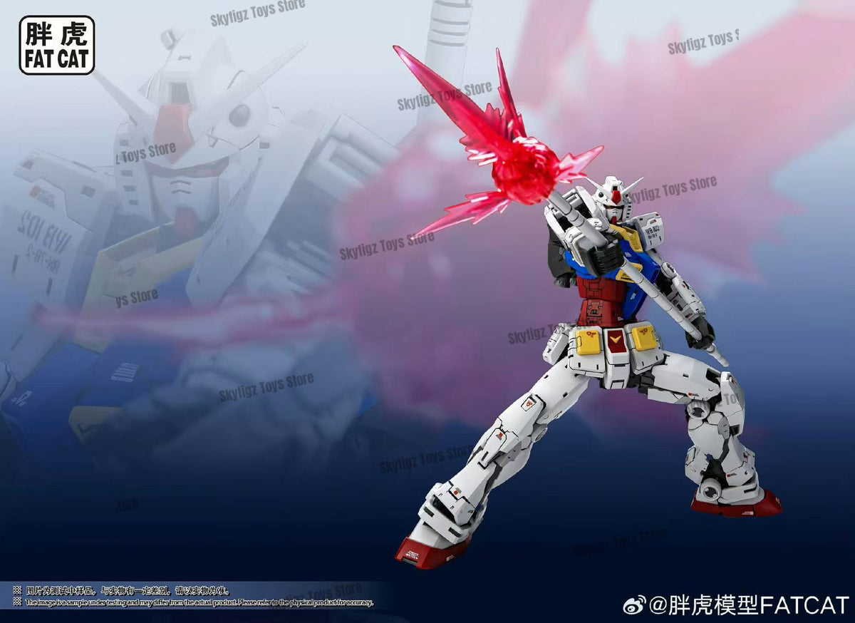 FAT CAT Model RG 1/100 RX-78-2 Gundam Ver 2.0 Assembly Model Kit – Articulated Robot Collectible Model