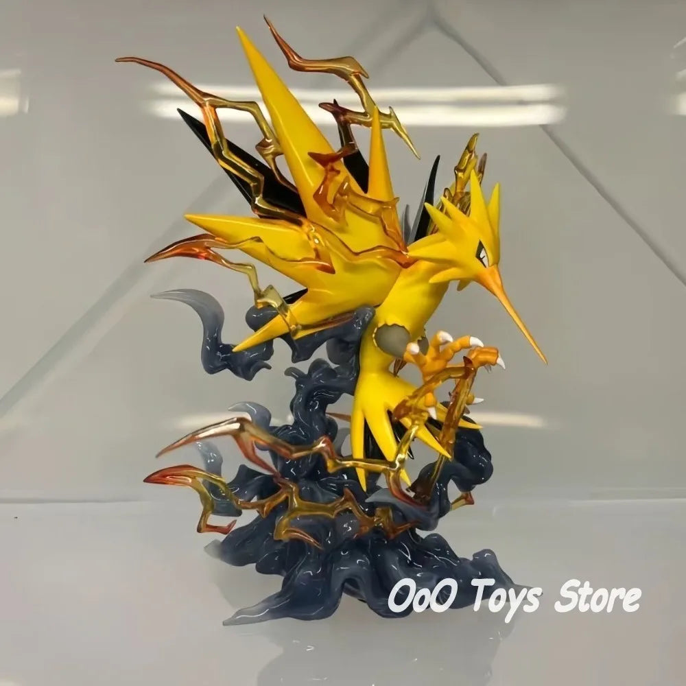 15.5cm Zapdos Anime Action Figure – Legendary Electric Bird PVC Desktop Model Toy
