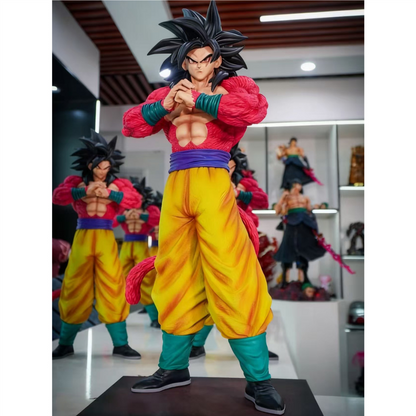 JT Statue 53cm Dragon Ball SSJ4 Goku Figure – 20.87 Inch Super Saiyan 4 PVC Action Statue Model