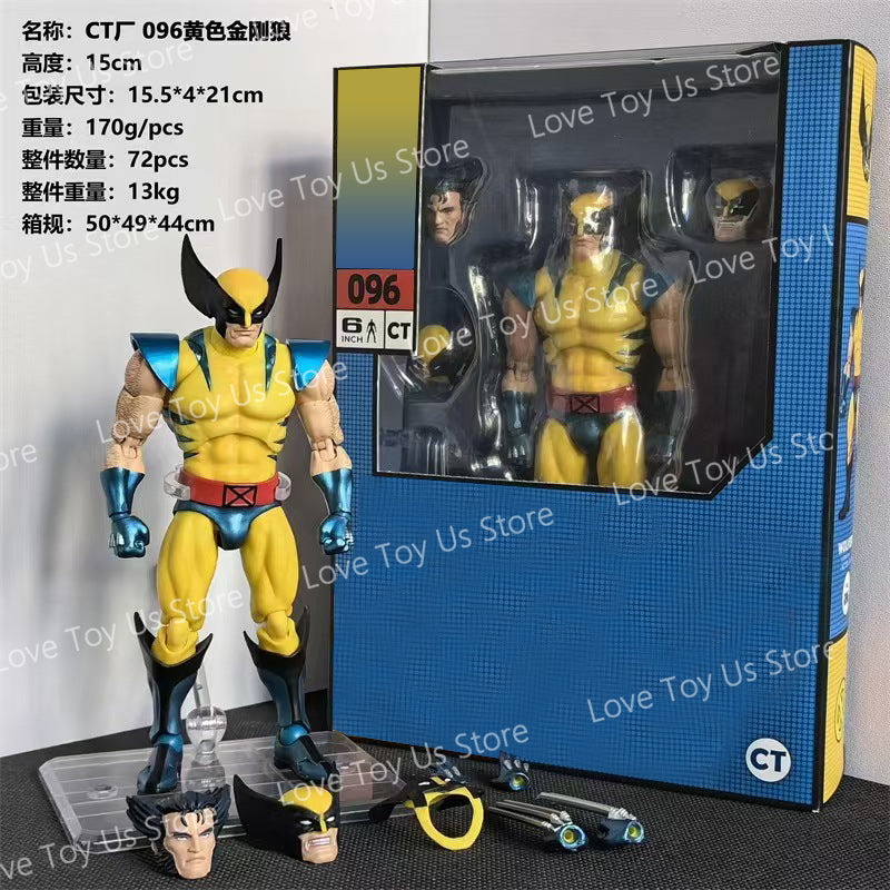 CT Toys MAFEX 096 / 138 X-Men Wolverine Action Figure – Comic Version Articulated Model