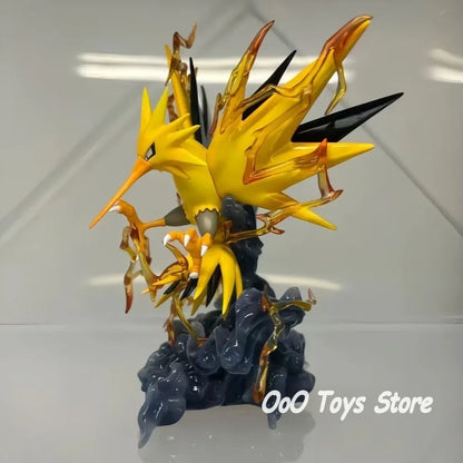 15.5cm Zapdos Anime Action Figure – Legendary Electric Bird PVC Desktop Model Toy