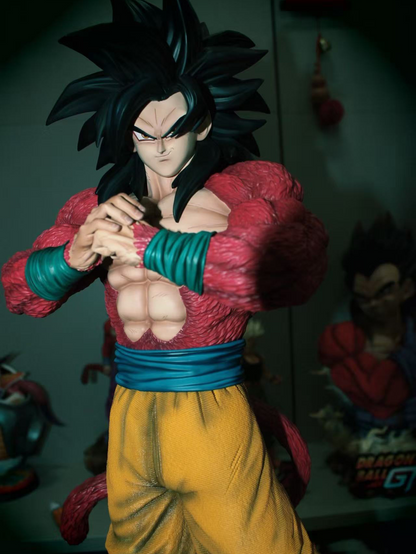 JT Statue 53cm Dragon Ball SSJ4 Goku Figure – 20.87 Inch Super Saiyan 4 PVC Action Statue Model