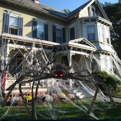 Giant Halloween Plush Spider Decoration 