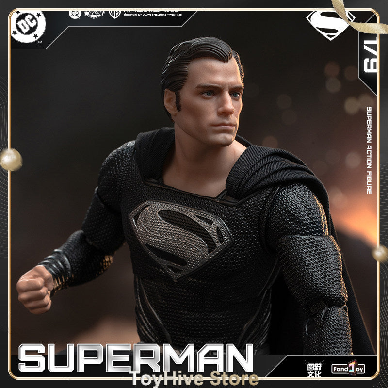 Original Fondjoy Black Suit Superman 2.0 Action Figure – 1/9 Scale Zack Snyder&