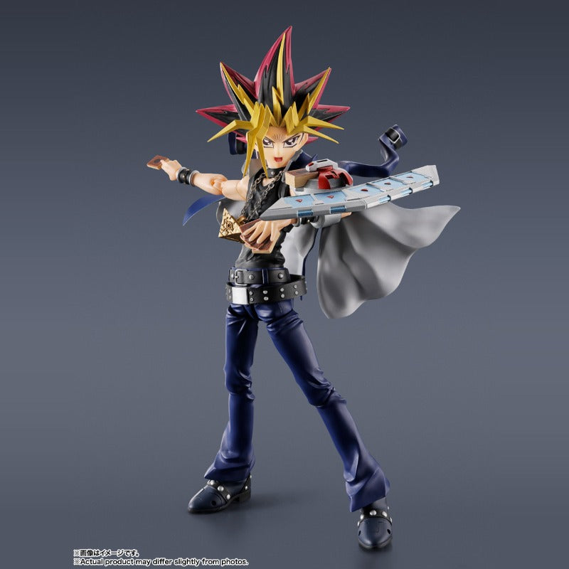 Bandai Genuine S.H.Figuarts Yami Yugi Action Figure – Yu-Gi-Oh! Duel Monsters Joint Mobility Model Toy