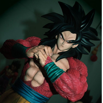 JT Statue 53cm Dragon Ball SSJ4 Goku Figure – 20.87 Inch Super Saiyan 4 PVC Action Statue Model