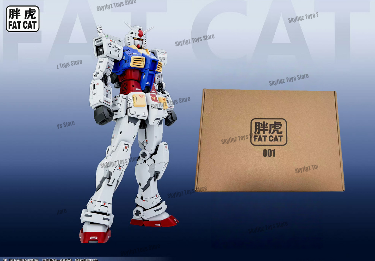 FAT CAT Model RG 1/100 RX-78-2 Gundam Ver 2.0 Assembly Model Kit – Articulated Robot Collectible Model