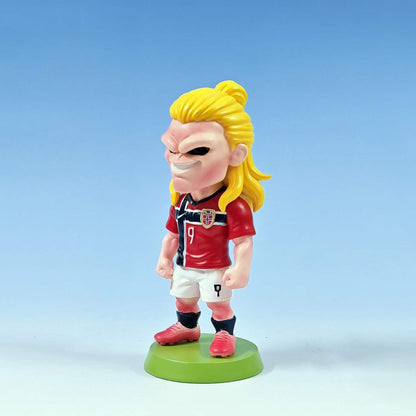 Funny Q Version Haaland x Majin Buu Action Figure – Chibi Anime Crossover Desktop Model