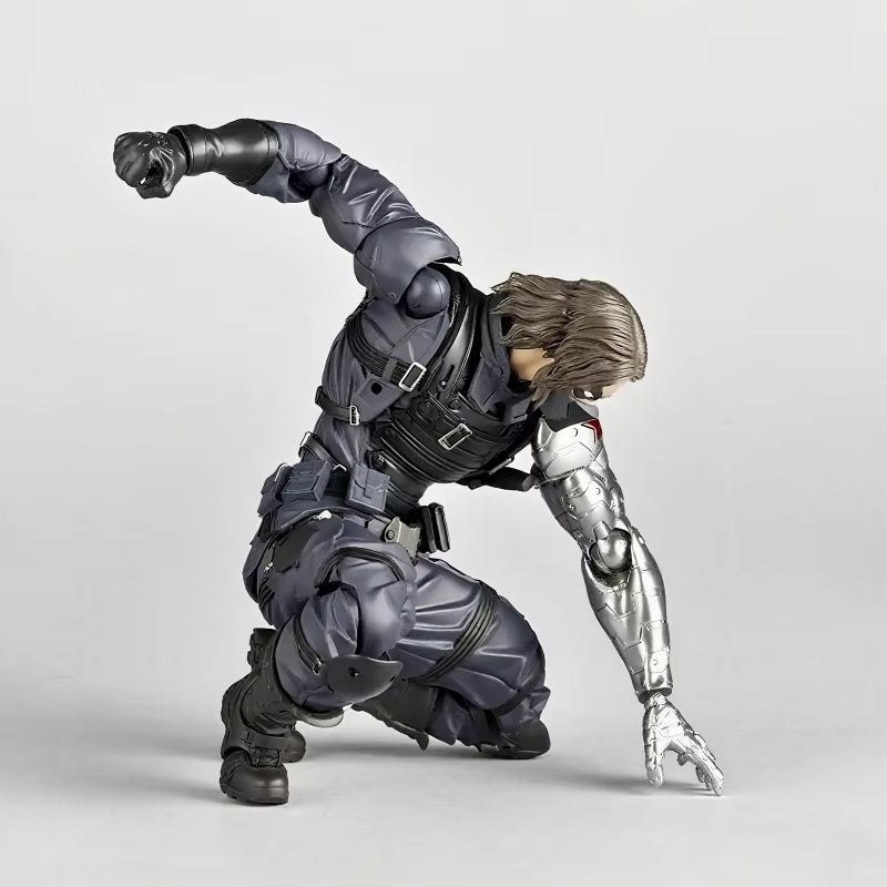 Amazing Yamaguchi Winter Soldier (Bucky Barnes) Action Figure – Revoltech Style Movable Model