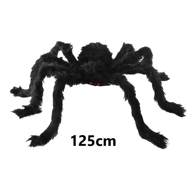 Giant Halloween Plush Spider Decoration 