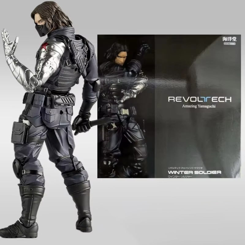 Amazing Yamaguchi Winter Soldier (Bucky Barnes) Action Figure – Revoltech Style Movable Model