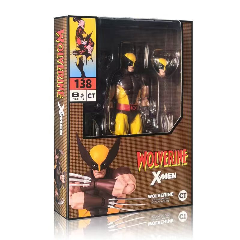 CT Toys MAFEX 096 / 138 X-Men Wolverine Action Figure – Comic Version Articulated Model