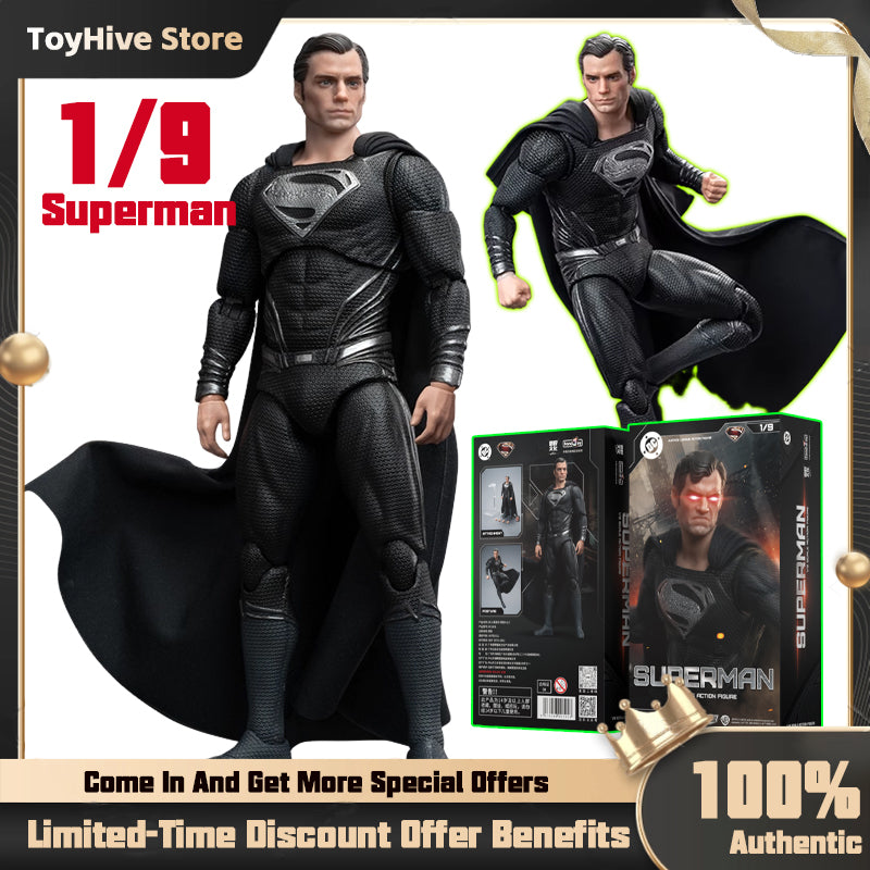 Original Fondjoy Black Suit Superman 2.0 Action Figure – 1/9 Scale Zack Snyder&