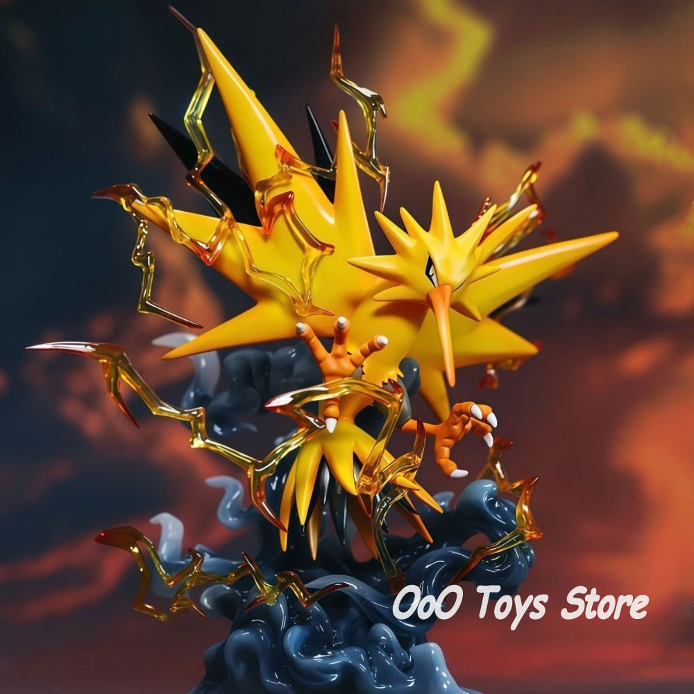 15.5cm Zapdos Anime Action Figure – Legendary Electric Bird PVC Desktop Model Toy