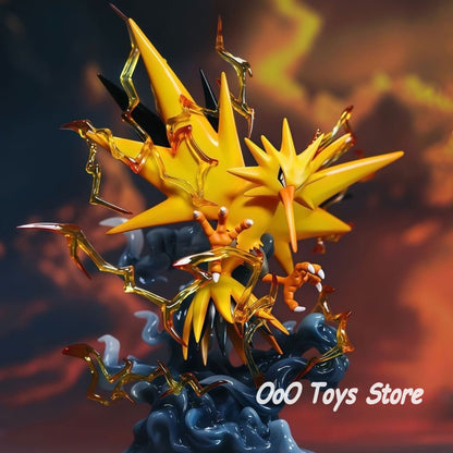 15.5cm Zapdos Anime Action Figure – Legendary Electric Bird PVC Desktop Model Toy