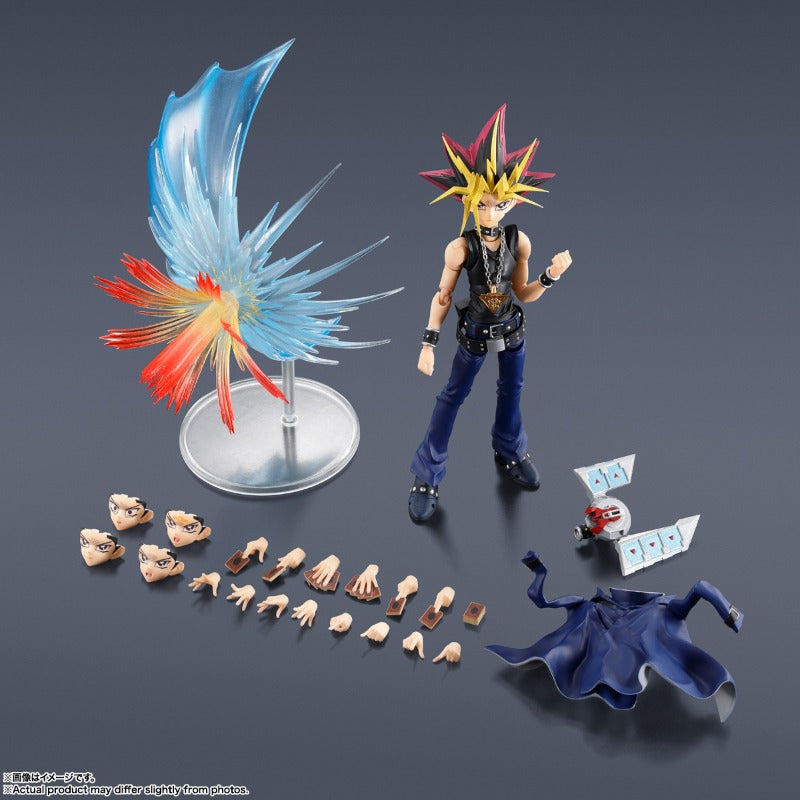 Bandai Genuine S.H.Figuarts Yami Yugi Action Figure – Yu-Gi-Oh! Duel Monsters Joint Mobility Model Toy