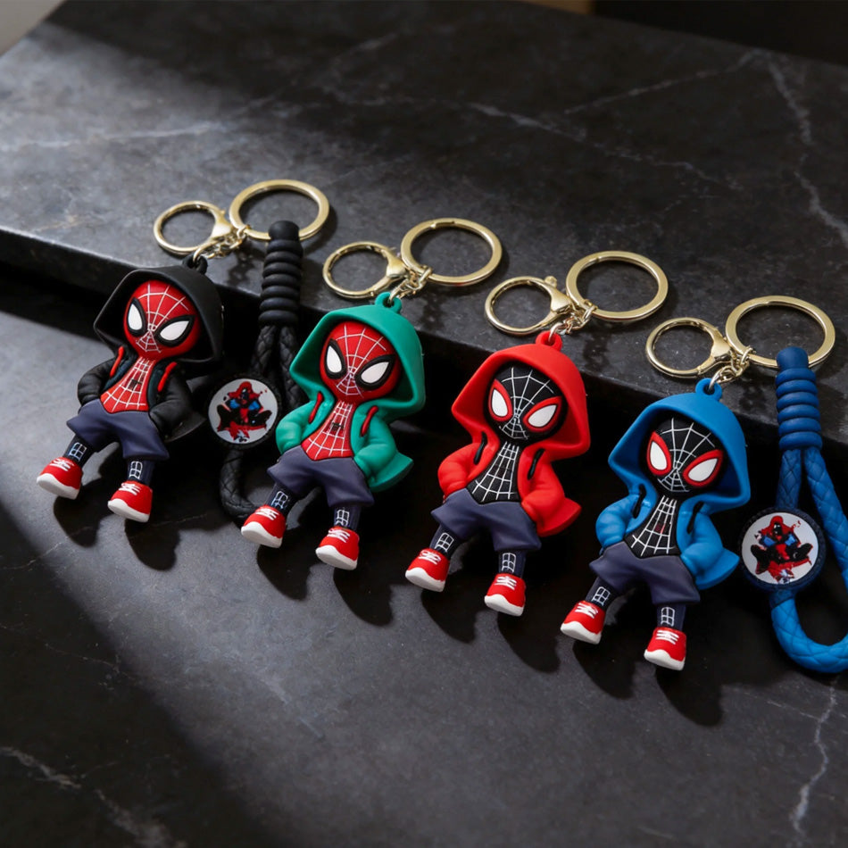 Spider-Man Silicone Keychain &amp; Bag Charm 