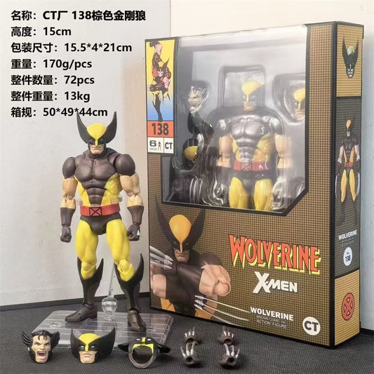 CT Toys MAFEX 096 / 138 X-Men Wolverine Action Figure – Comic Version Articulated Model