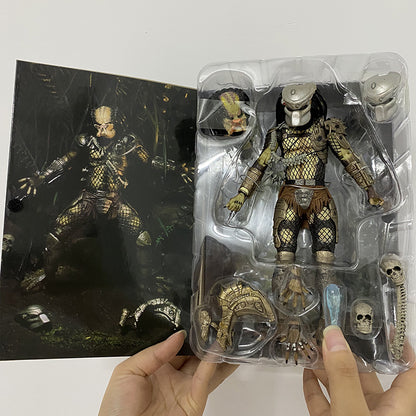 Jungle Hunter Predator Action Figure – Joint Movable Sci-Fi Alien PVC Collectible Model