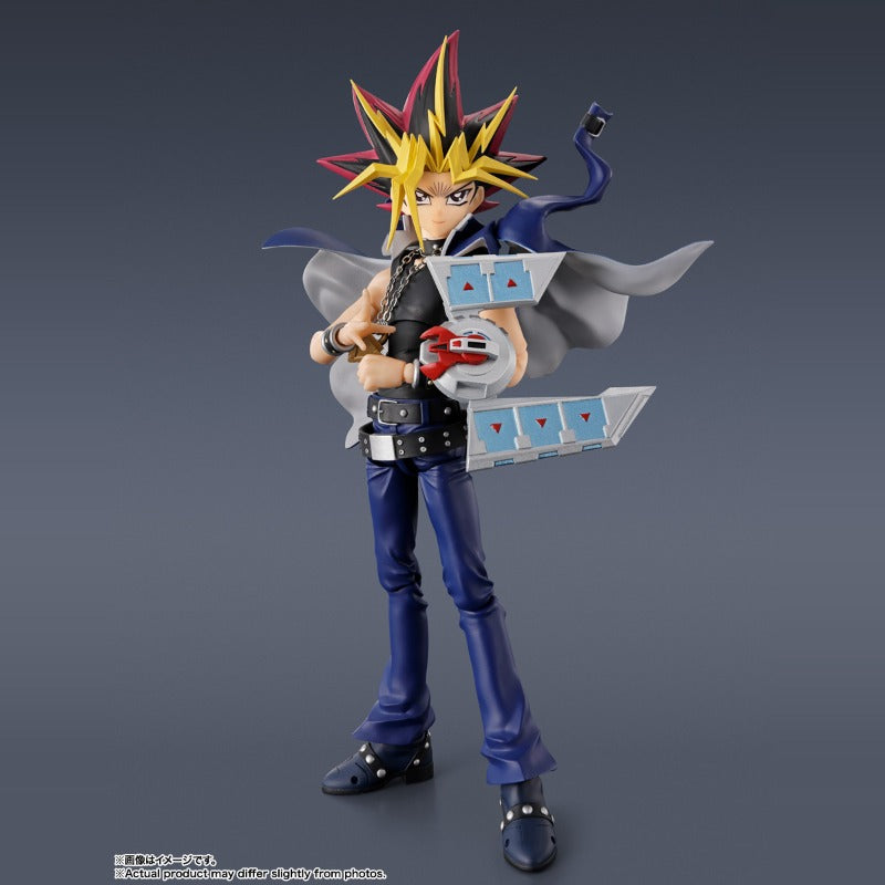 Bandai Genuine S.H.Figuarts Yami Yugi Action Figure – Yu-Gi-Oh! Duel Monsters Joint Mobility Model Toy