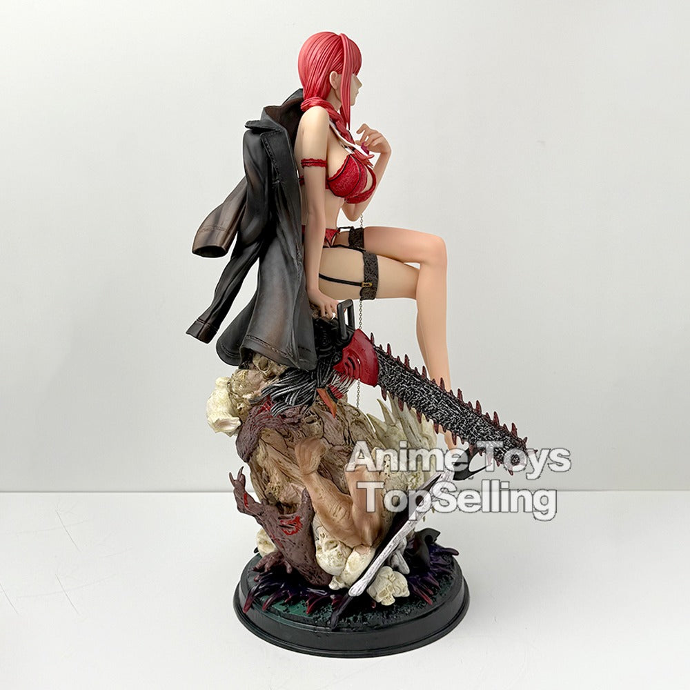 46cm Chainsaw Man Makima Action Figure – Large PVC Statue Desktop Ornament Model Toy