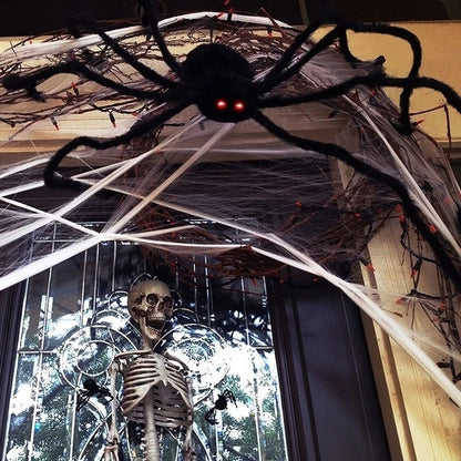 Giant Halloween Plush Spider Decoration 