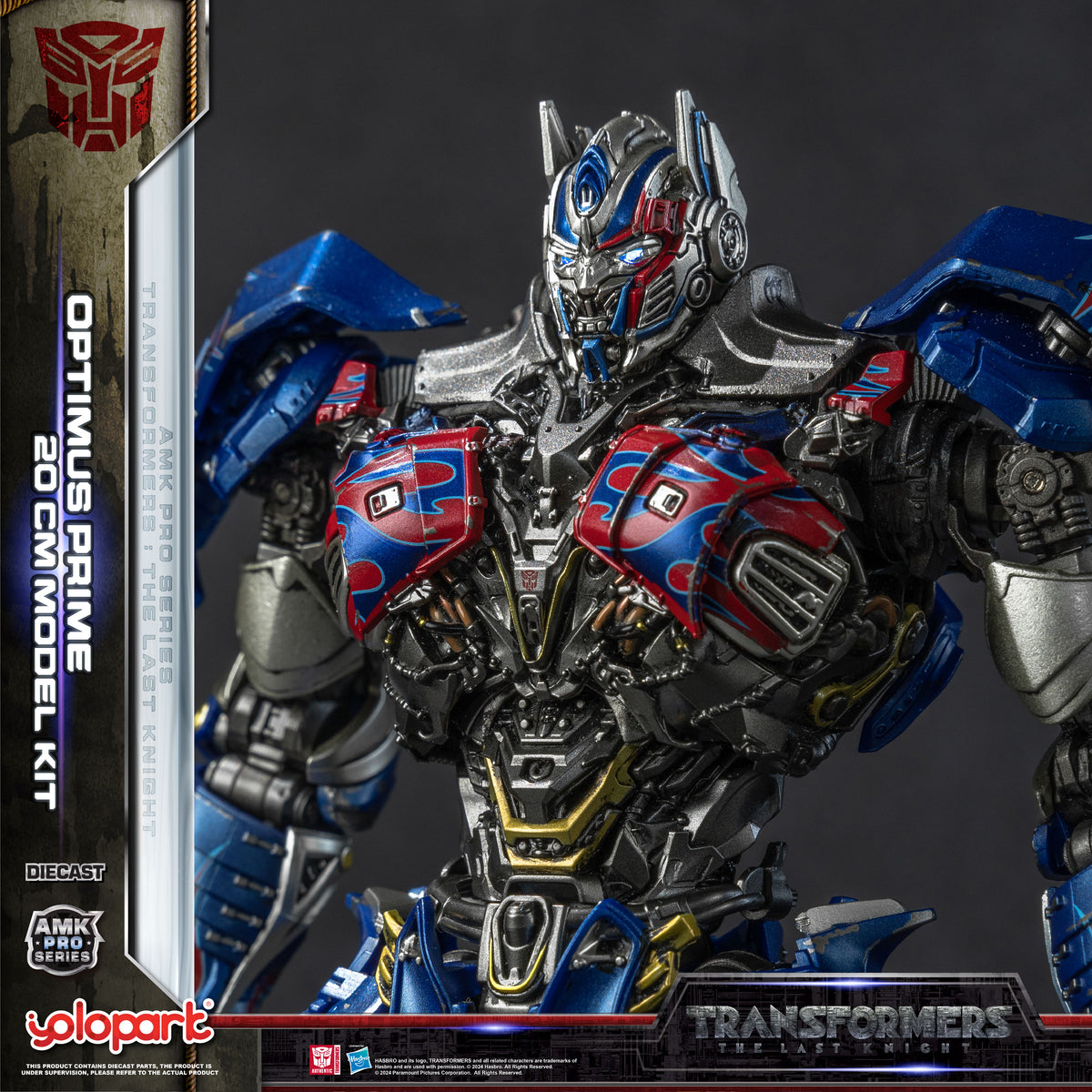 YOLOPARK Transformers: The Last Knight AMK PRO Series Optimus Prime 20cm Model Kit Action Figure