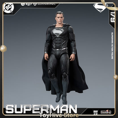 Original Fondjoy Black Suit Superman 2.0 Action Figure – 1/9 Scale Zack Snyder&