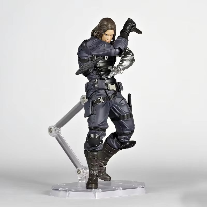 Amazing Yamaguchi Winter Soldier (Bucky Barnes) Action Figure – Revoltech Style Movable Model