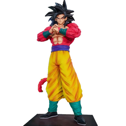JT Statue 53cm Dragon Ball SSJ4 Goku Figure – 20.87 Inch Super Saiyan 4 PVC Action Statue Model