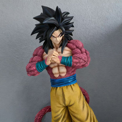 JT Statue 53cm Dragon Ball SSJ4 Goku Figure – 20.87 Inch Super Saiyan 4 PVC Action Statue Model