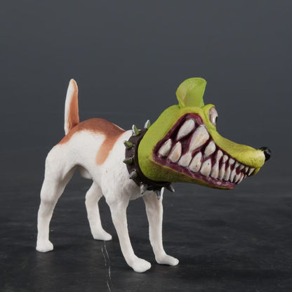 7cm The Mask Dog Milo Action Figure Statue – Classic Movie Character PVC Desktop Figurine