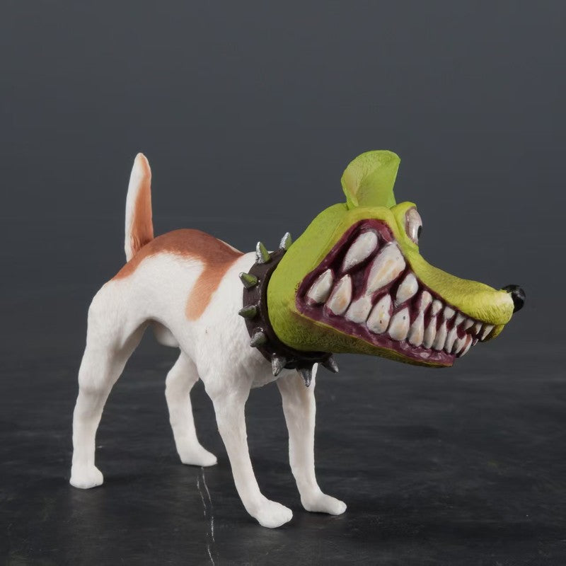 7cm The Mask Dog Milo Action Figure Statue – Classic Movie Character PVC Desktop Figurine